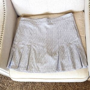 Lady Hagen Gray Herringbone Skirt Golf Tennis Pickleball